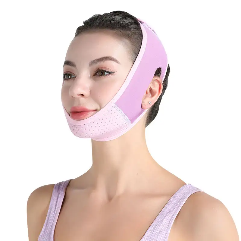 Soğuk lipoliz cihazı Eliminator kullanımlık V hattı kaldırma maskesi nefes v-şekilli yüz kaldırma kemeri