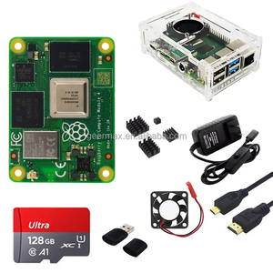 Raspberry Pi Compute modulo 4 Mini SBC Computer con 4GB RAM e 32GB eMMC Quad Core Wireless CM4104032 pacchetto scheda - Product Image 1