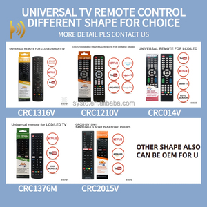 SYSTO CRC1195VユニバーサルLEDテレビリモコンすべてのブランドのスマートテレビ機能を備えた1つのリモートテレビリモコン