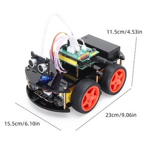 Open Source LGT8F328P Robotik-Kit Fabrik Bildungscode Roboter-Starterset für STEM DIY C/C++-Code für Schulkinder - Product Image 4