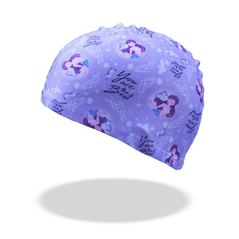 Chapeau en tissu sirène violet