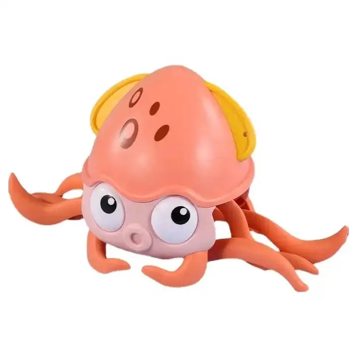 RTS Hot Plastic Sommer Amphibien wasser Pull Creep Octopus Tier Bades pielzeug Set für Kinder
