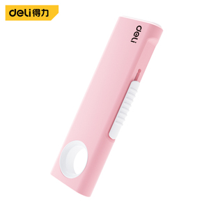 Deli DL408A Mini teleskopik kutu açacağı ekspres kartonları bıçak kesici el yapımı maket bıçağı taşınabilir ve asılabilir delik tasarımı - Product Image 3