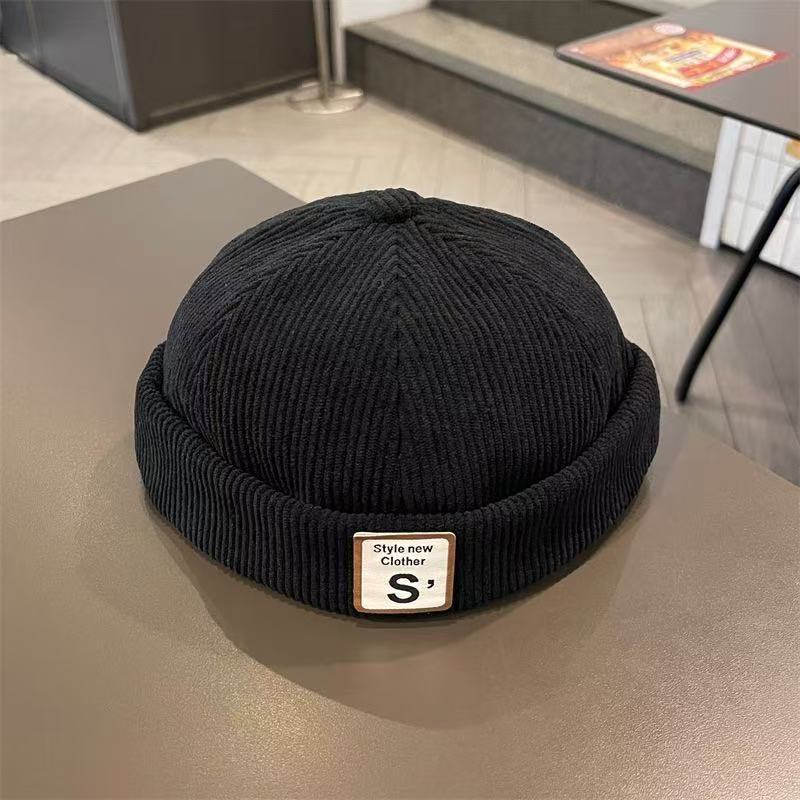 Childrens s-mark corduroy-black