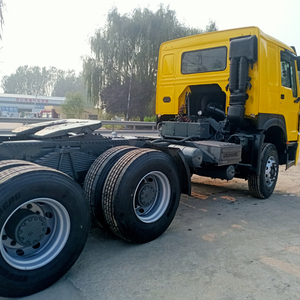 Kullanılan Howo 371/375HP dizel yakıt kamyonu manuel şanzıman traktör 6x4 sürücü tekerlek sol direksiyon Euro 3 ağır Segment LHD