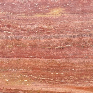 Design contemporaneo superficie liscia elegante pietra naturale parete di travertino rosso per uno splendido Backsplash e rivestimento della parete - Product Image 5