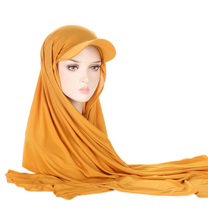 Hồi giáo phụ nữ hijab Hat Cap khăn hat với vành Sun Visor thể thao hiện đại hijab cho phụ nữ cho mùa hè - Product Image 5