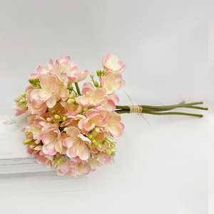 38cm Nhân Tạo Hoa Nhài bó hoa 48 hoa lụa chất liệu nhựa Ngày Valentine trang trí nội thất hoa sắp xếp - Product Image 5