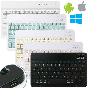 Portable <strong>Mini</strong> Wireless <strong>Keyboard</strong> for iPad Tablet Pc Laptop Mobile Phone Universal for <strong>Bluetooth</strong> with Backlight USB Interface