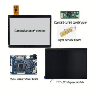Schermo LCD da 10.1 pollici Lvds1920 * 1200 Tft IPS leggibile alla luce del giorno 1000 schermo pubblicitario LCD Nit con luminosità controllata - Product Image 2