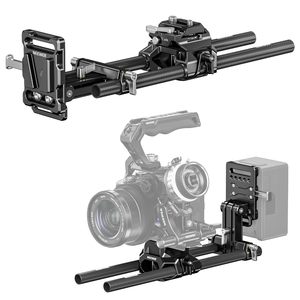 NEEWER V <strong>Mount</strong> Battery Plate <strong>Kit</strong> Foldable With LWS Arca Type QR Camera <strong>Mount</strong> Baseplate, 15mm Rods, Arca Type Quick - Product Image 1