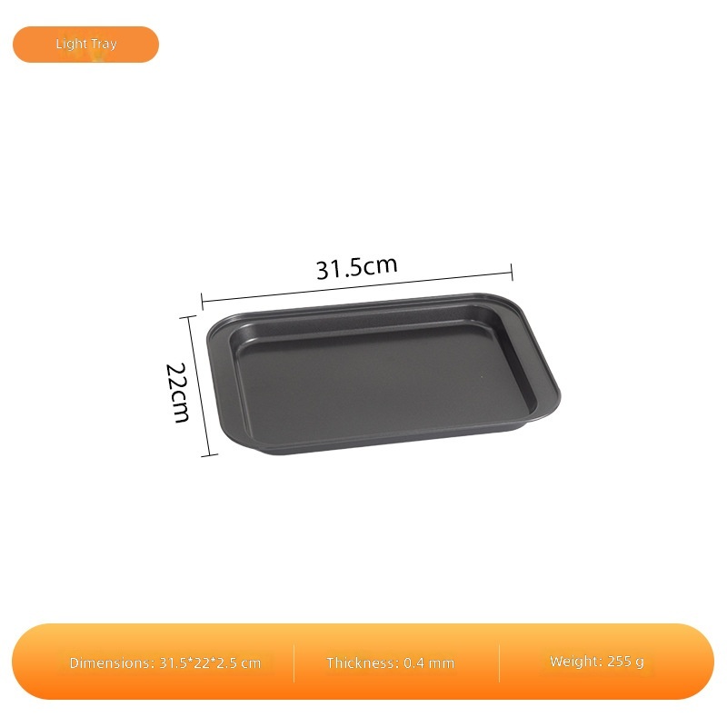 Gray-black-31cm shallow dish
