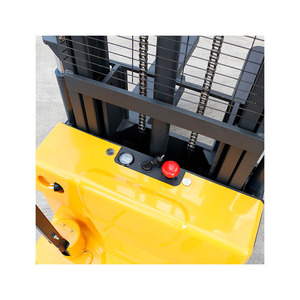 Haizhili 1.5Ton 3mフルエレクトリックスタッカーウォークストラドル脚ワイドサポート脚両面パレットフォークリフト電気用 - Product Image 6