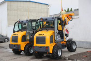 Wolf CE批准的1吨Hoflader Mini780TT小型前端农用迷你伸缩式轮式装载机 - Product Image 6
