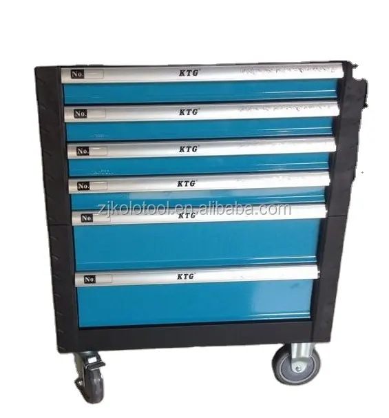 Nuevo diseño personalizado de acero al carbono Alemania 220 piezas cajón carro caja de herramientas para taller