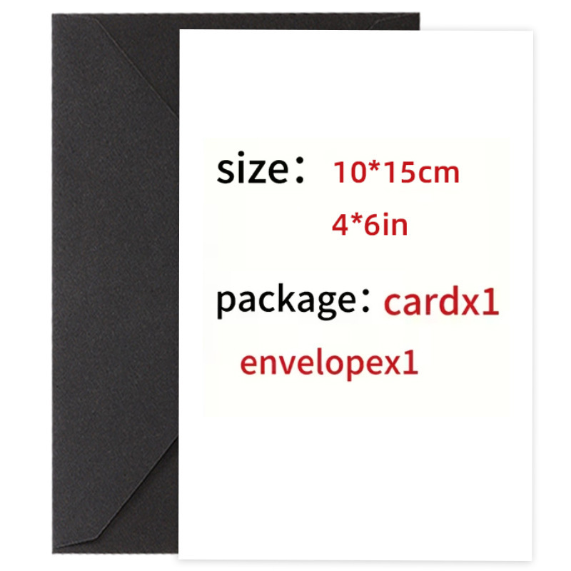 Enveloppe noire (-carte-enveloppe)