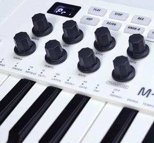 Controlador de teclado MIDI portátil, accesorio de música, fábrica