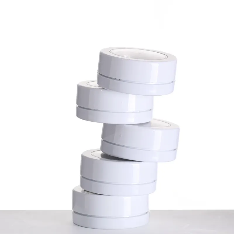 Trending fashion vuoto bianco correttore contenitore ABS ombretto/fard/correttore caso piastra in alluminio 1/2/3/6 parti disponibili