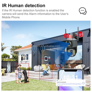 V380pro Yoosee 4G/wifi Dual Lens Dual Screens AI Human Tracking <strong>10</strong> <strong>X</strong> Zoom Outdoor Network WIFI Security IP PTZ CCTV <strong>Camera</strong> - Product Image 4