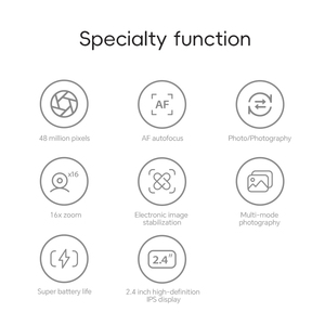 Thâm quyến các nhà sản xuất xách tay 48mp 16X Zoom máy ảnh kỹ thuật số 1080p HD ảnh video tùy chỉnh sinh viên Đảng mini máy ảnh giá rẻ giá - Product Image 4