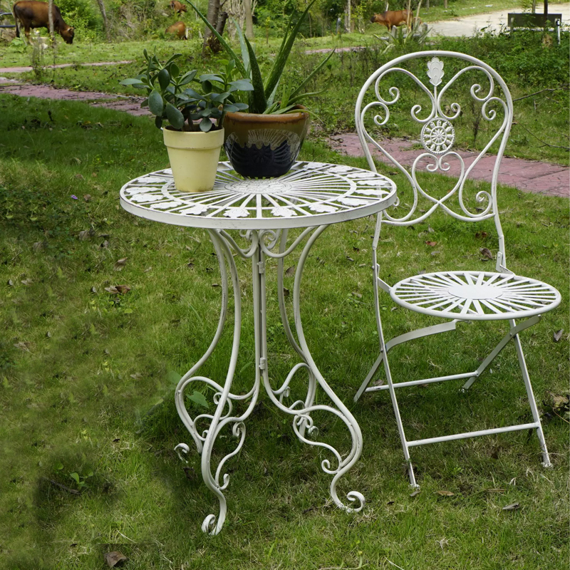 Bianco Vintage 1 tavolo + 1 sedia