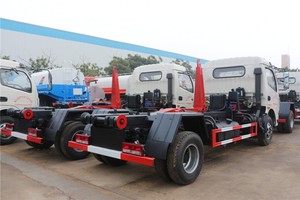 滚落废物容器6cbm吊钩提升垃圾车 - Product Image 6