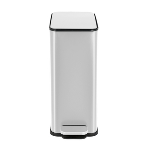 5L Basics Stainless Steel Rectangular Soft-close Garbage <strong>Bin</strong> Step Trash <strong>Can</strong> Pedal <strong>Bin</strong> with Foot Operated - Product Image 3