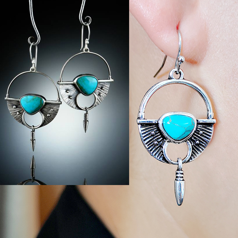 Ancient silver, turquoise