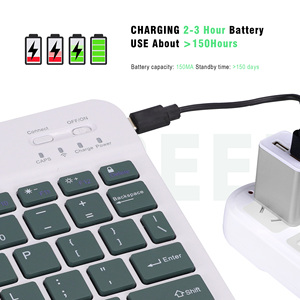 Mini <strong>Keyboards</strong> for Laptop <strong>Android</strong> Ios Smartphone Tablets <strong>With</strong> 78 Keys Mini Pro 11 Wireless Bt <strong>Keyboard</strong> for Tablet Pc and Phone - Product Image 4