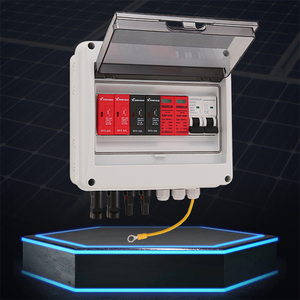 XIONGISOLAR al aire libre impermeable IP65 DC combinador Caja 2 entrada 1 salida 600V sistema de energía Solar con protección contra rayos contra sobretensiones - Product Image 3