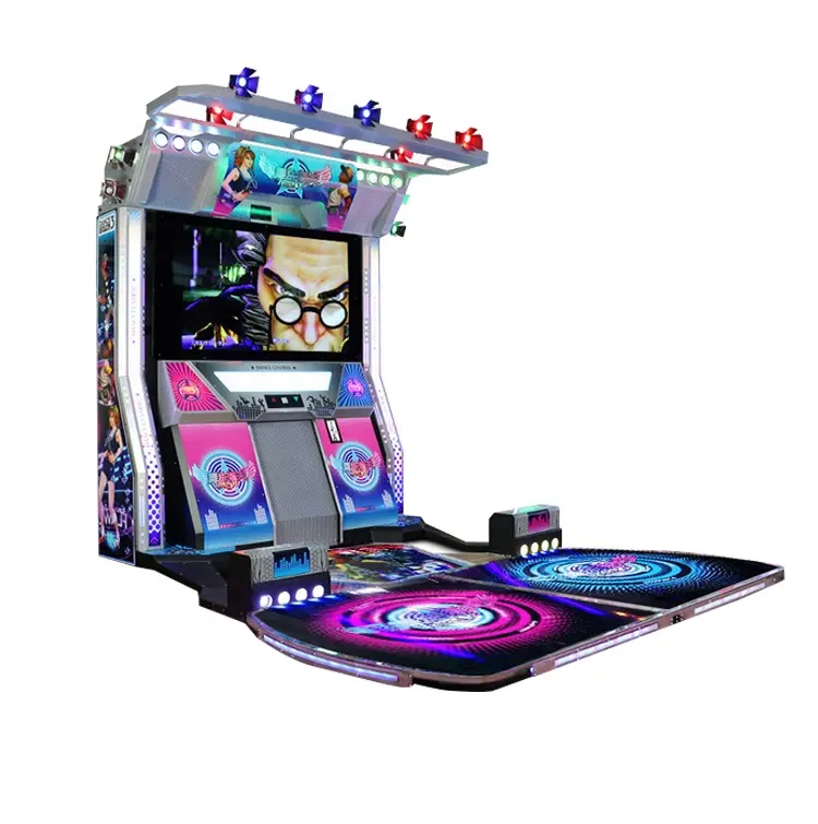 Parque de atracciones 55 "Dance videojuegos juegos de arcade máquina Simulador de música juegos PARA 2 JUGADORES