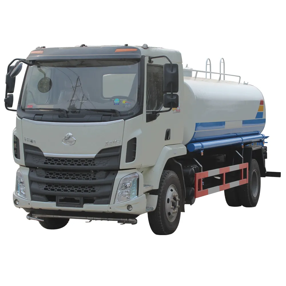 Chenglong caminhão residencial, 4x2 aspersor de água caminhão de água carro cidade funciona limpeza de estrada caminhão de lixo