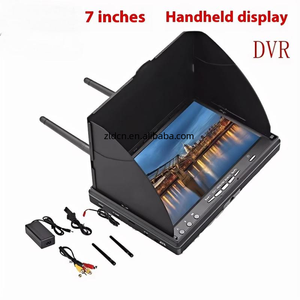 LS-5802D 7英寸液晶手持显示器5.8G DVR，带双接收视频遥控器ZLD - Product Image 5