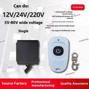 433 frequenza piccola valigia telecomando uso domestico 12V/24V/220V/5-80V funzione di temperatura adesivi opzionali singolo telecomando - Product Image 5