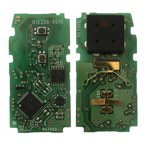 Akıllı anahtar Toyota için C-HR orijinal akıllı anahtar uzaktan PCB 2018 2 düğmeler 433mhz 61E206-0010 MDL BR2EX P4 00 00 A9 a9 - Product Image 1