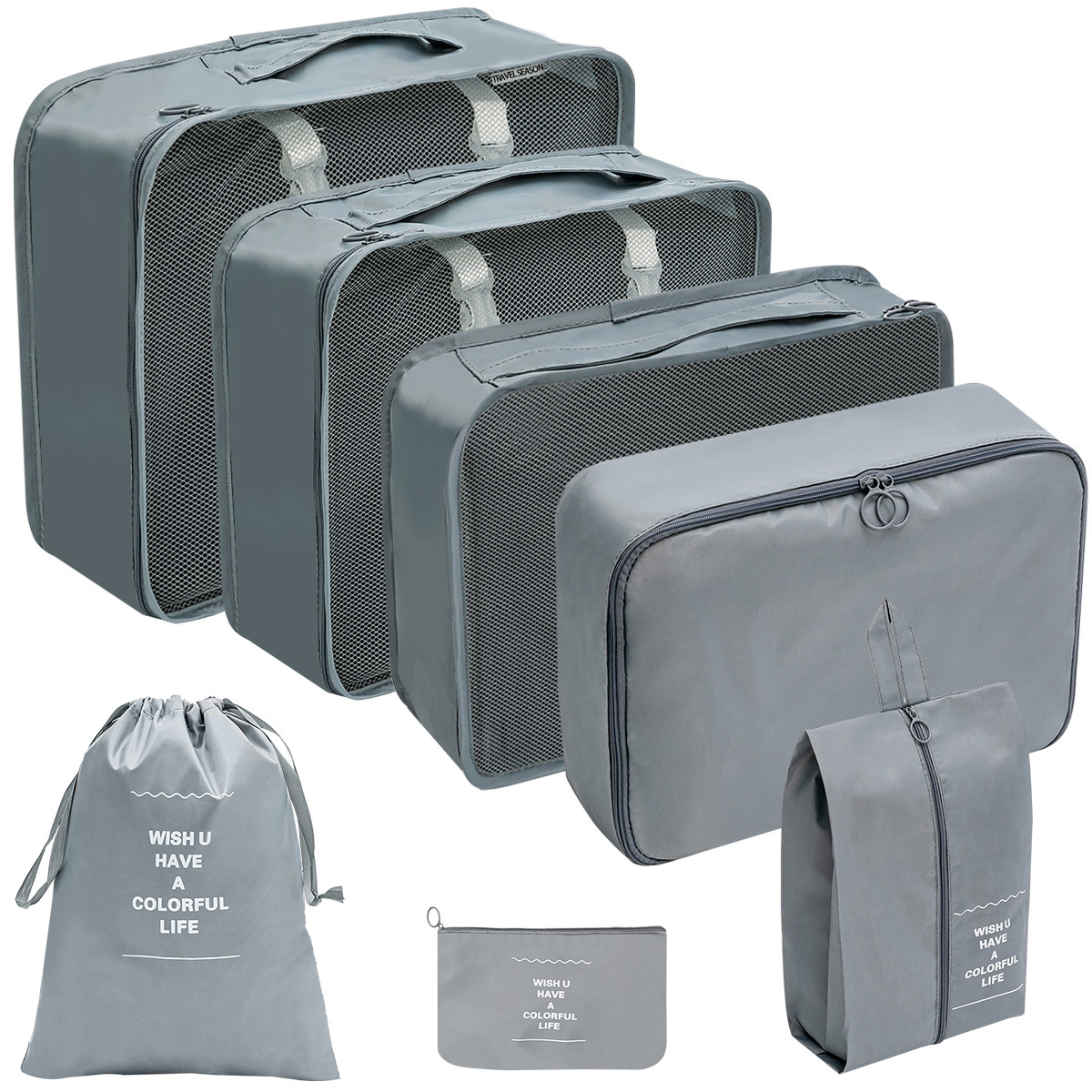 SKU-07-Ensemble de sept pièces gris