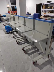 Non-powered Lifting <strong>Platform</strong> Vertical Adjustable <strong>Platform</strong> Trolley Automatic Spring Lifter <strong>Loading</strong> <strong>Unloading</strong> Handling Trolley - Product Image 6