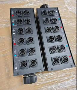 ST Powercon Split Power Box with 19-pin SOCAPEX <strong>Input</strong> to Powercon to Ac Outlet <strong>Output</strong> Distribution Box Socapex Power Distro Box - Product Image 3