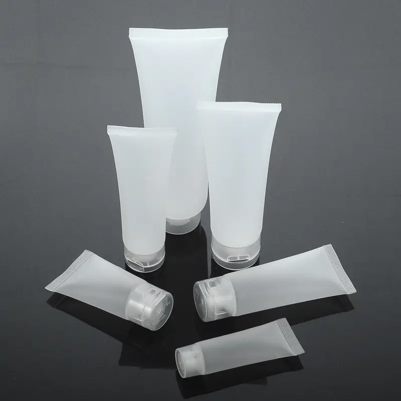 Tubi per imballaggio cosmetico in plastica con spazzola in Silicone professionale D40mm per crema detergente funzione crema depilatoria tubi vuoti