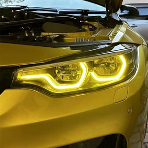 BMW M3 M4 F80 F82 F32 F36 4シリーズCsl Drl Rgbモジュールヘッドライト昼間ランニングライトイエローレッドSjc用自動車部品