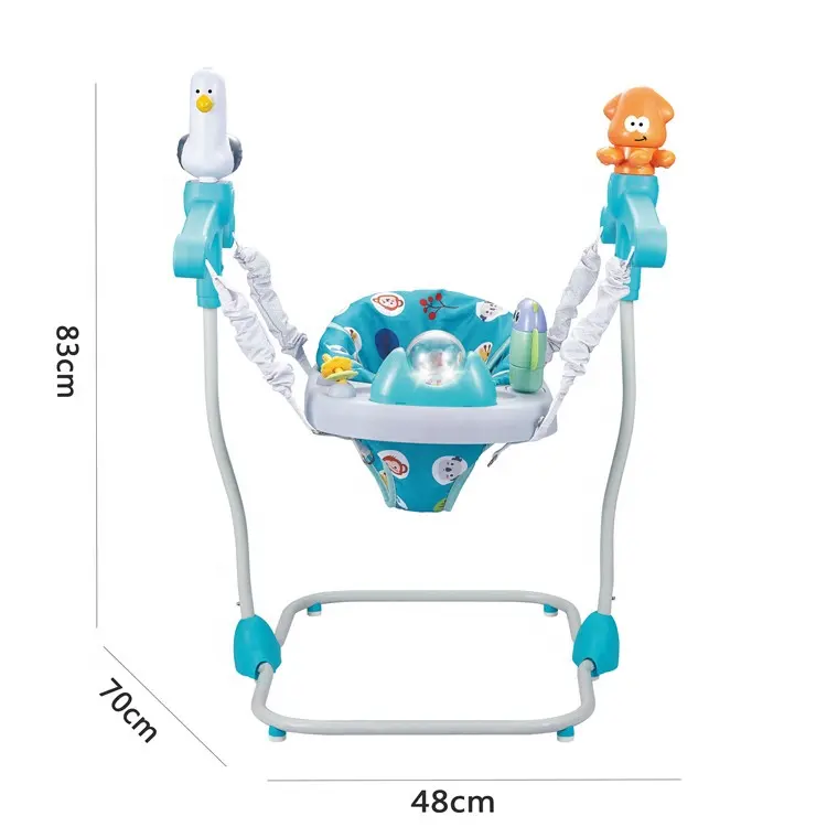 Kursi lompat bayi multifungsi, kursi jumper alat musik untuk bayi empat kursi Musim Semi