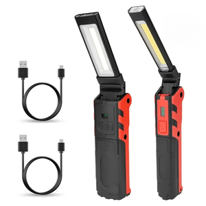 Portatile COB <span class=keywords><strong>LED</strong></span> luce da lavoro USB lampada di ispezione torcia elettrica ricaricabile con gancio magnetico torcia per la riparazione auto