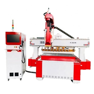 Precio competitivo ATC 1325 2040 enrutador CNC máquina de carpintería múltiple con cambiador automático de herramientas - Product Image 1