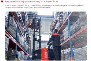 1.5 ton konteyner ulaşmak istifleyici forklift elektrikli denge istifleyici 2 ton - Product Image 3
