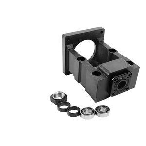 HLTNC Ball Screw and Integrated Stepper <strong>Servo</strong> <strong>Motor</strong> <strong>Bracket</strong> HM12-57 C5 C7 for SFU1605/1610 Nema 23 for CNC