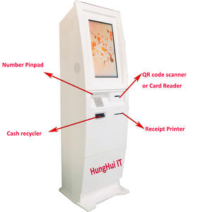 Goedkopere Prijs Touchscreen Restaurant Zelf Bestellen Kiosk Met Contant Geld Acceptor Ontvangstbewijs Printer Barcode Scanner Sdk Ingeschakeld - Product Image 4