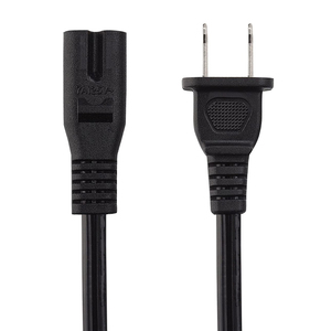 Amerikan standart spt-2 güç kablosu 2 çekirdekli 18AWG tel NEMA 1-15P 2 prong tak aletleri güç aracı kordon - Product Image 4