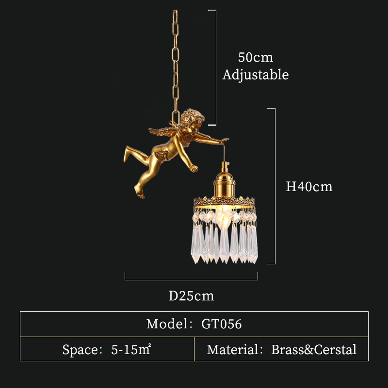 1 luminaires : D25 H40cm