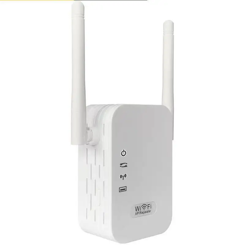Repetidor WiFi, enrutador, amplificador WiFi, extensor remoto, WiFi amplificador de señal, repetidor, aumento de antena Doble