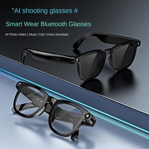ใหม่ Ai กระจกตาอัจฉริยะ800W HD กล้องสีดำเทคโนโลยี BT Call วิดีโอ WiFi ถ่ายโอนภาพนิ่งการควบคุมแบบสัมผัสแว่นตาแปลอัจฉริยะ - Product Image 2